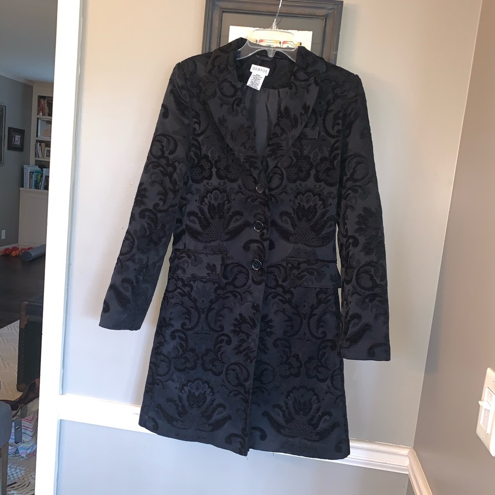 Black dress coat
